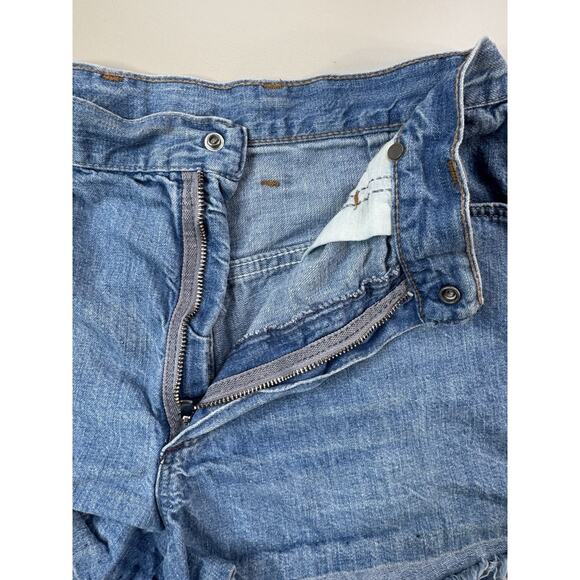 Vintage Wrangler Womens Denim Shorts 11/12 Blue 2” Inseam Cowboy Western Rodeo - Picture 8 of 14